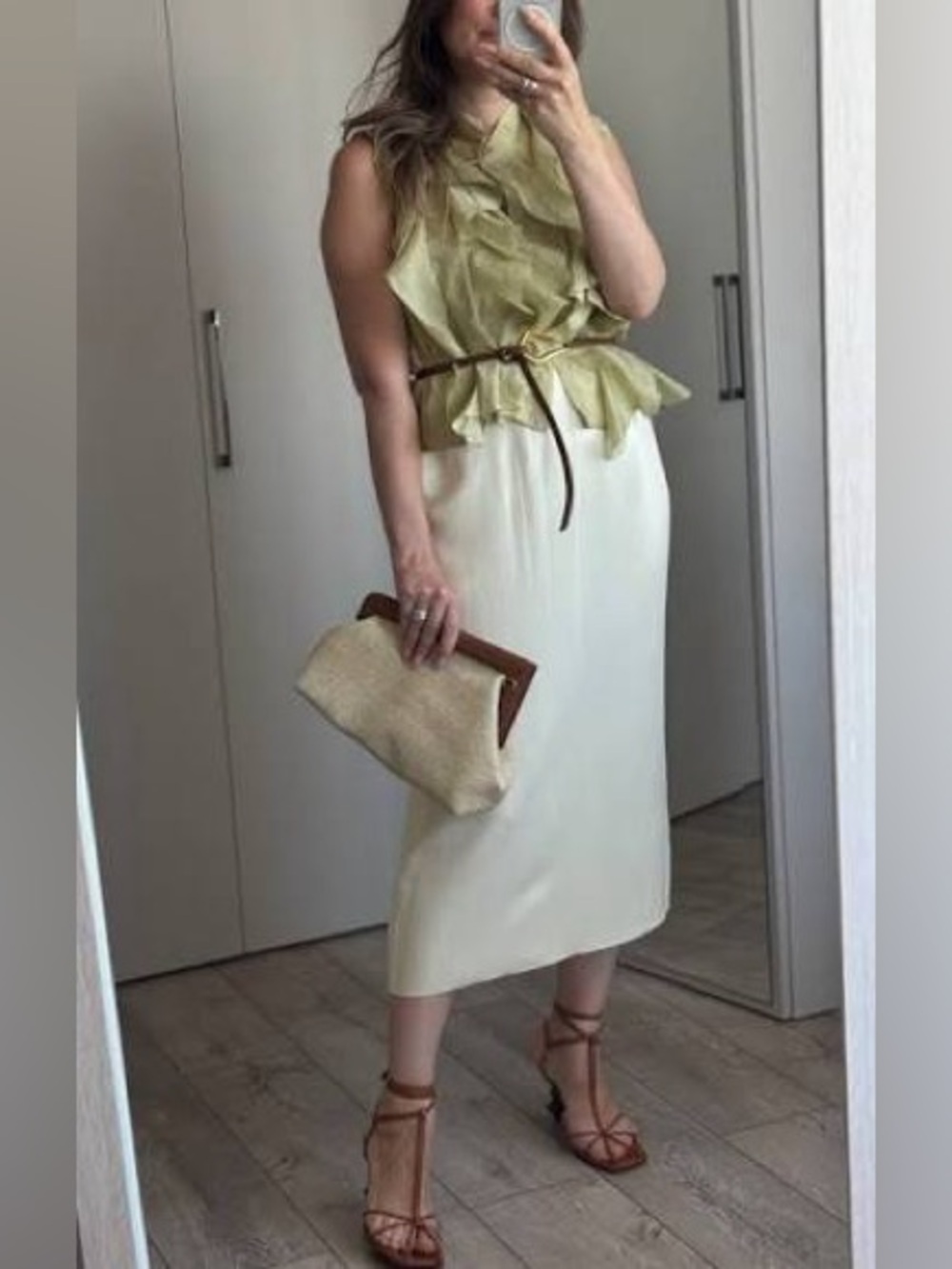 Zara viral midi skirt
